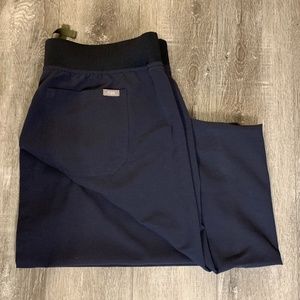 FIGS Two-pocket Navy Blue Scrub Pant Large